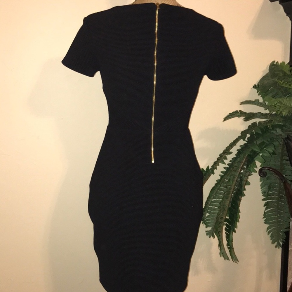 Express Black Bodycon Cutout Dress - Picture 4 of 7
